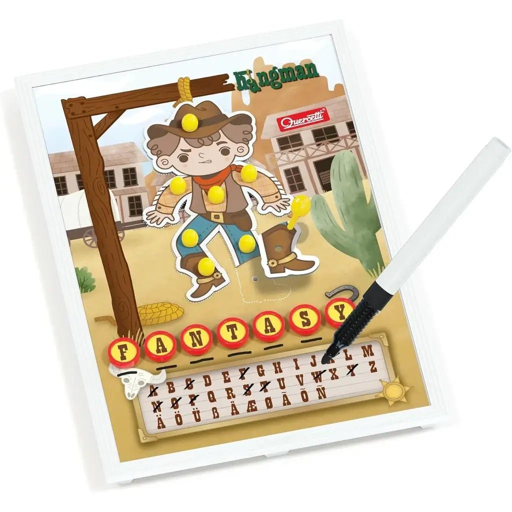 Gioco dell’Impiccato Quercetti Hangman 1004 da Tavola - BabyLud