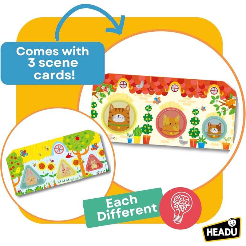 Gioco Educativo Montessori Headu Progressive Babies - BabyLud