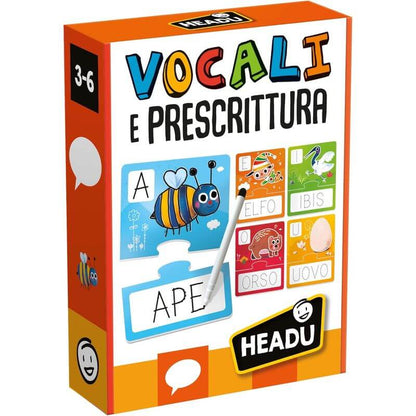 Gioco Educativo Vocali e Prescrittura Headu IT51654 - BabyLud