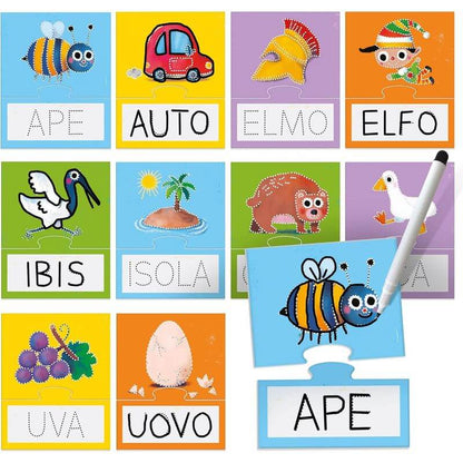 Gioco Educativo Vocali e Prescrittura Headu IT51654 - BabyLud