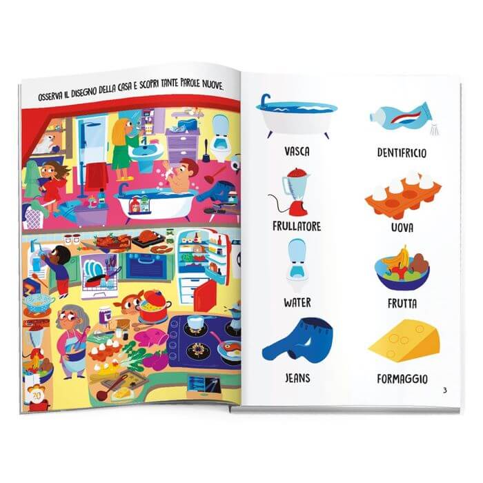 GiocoLibro Dizionario Prime Parole Montessori - BabyLud