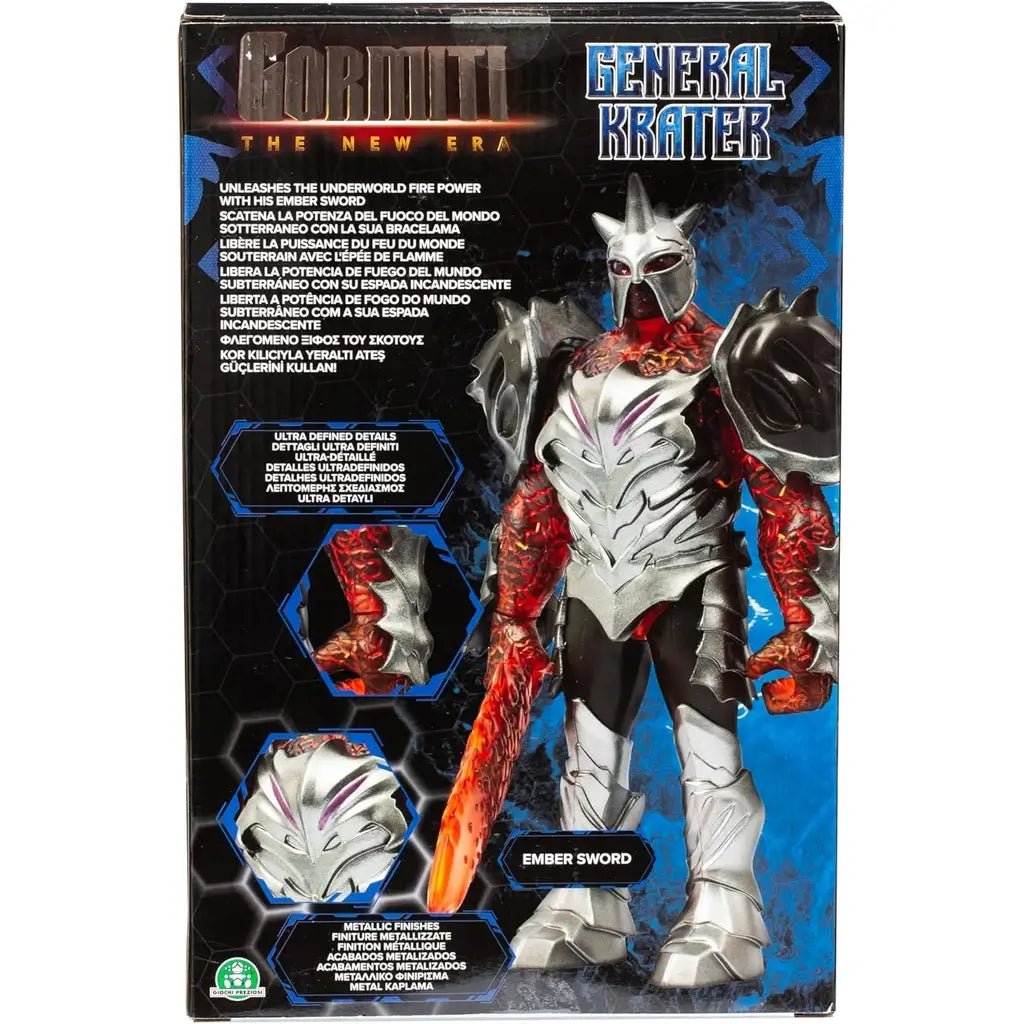 Gormiti Generale Krater Action Figure Villain 27 cm - BabyLud
