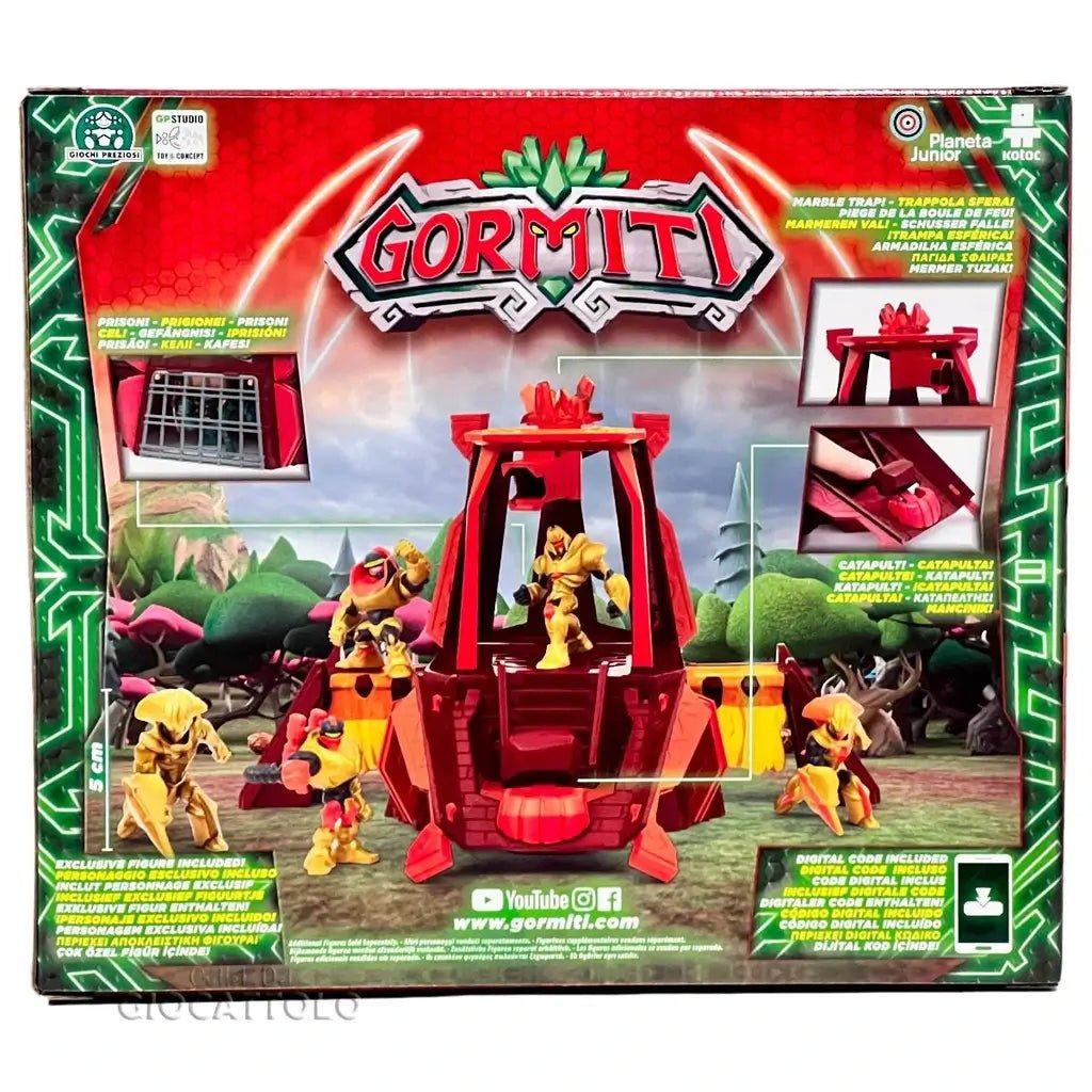 Gormiti Playset Fortezza Fiamma del Popolo del Fuoco - BabyLud