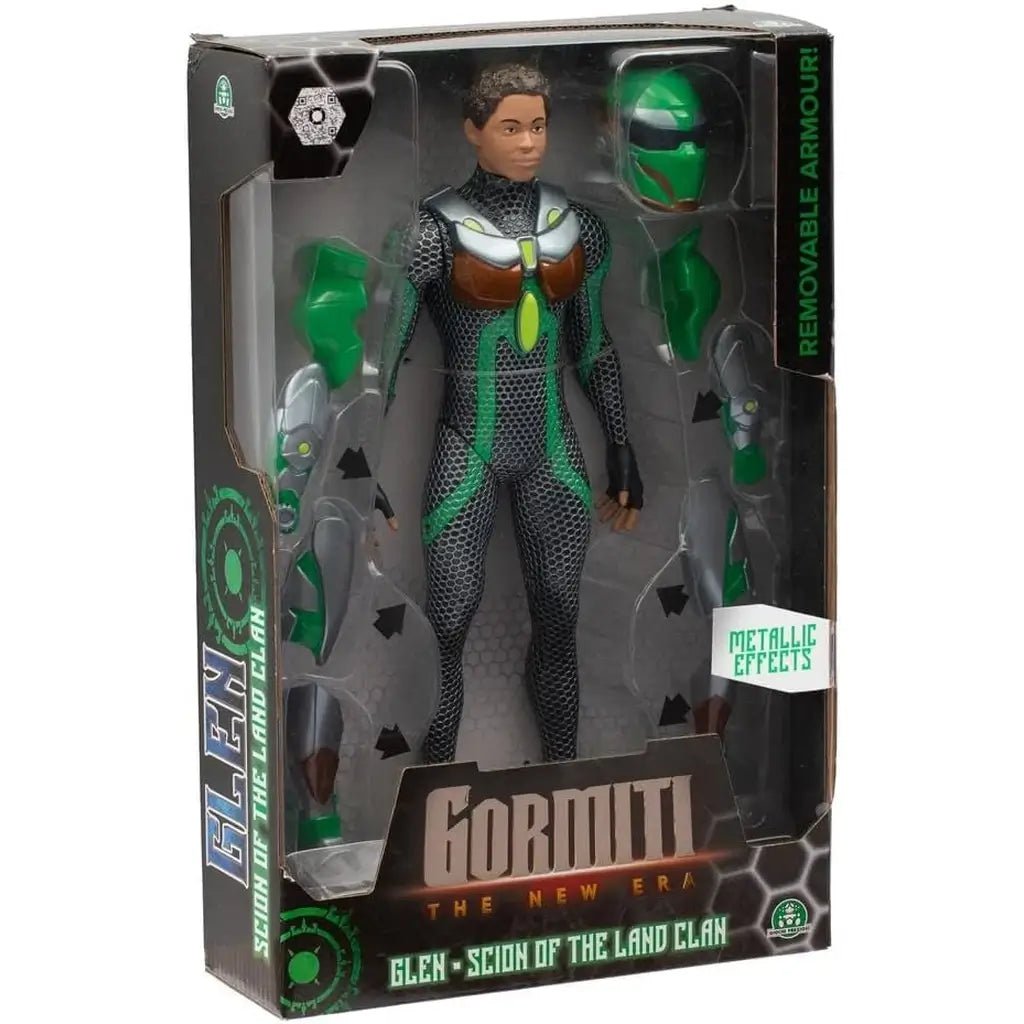 Gormiti The New Era Scion Del Clan Della Terra Glen Action Figure 27 Cm - BabyLud