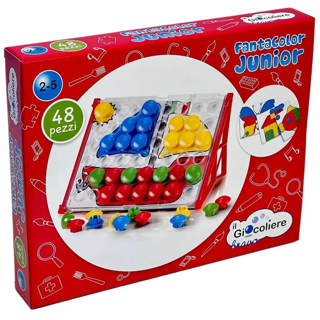 Grandi Chiodini Fantacolor Junior Mosaico Quercetti - BabyLud