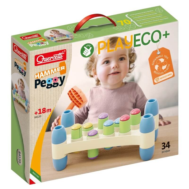 Hammer Peggy Gioco Educativo con Martello e Chiodi 84120 - BabyLud