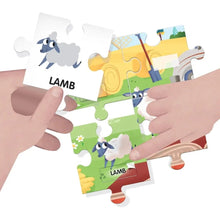 Headu Easy English 100 Words Farm Puzzle Gioco Educativo - BabyLud