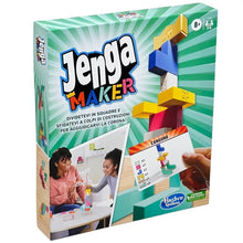 Jenga Maker Hasbro Gioco da Tavolo con Blocchi in Legno - BabyLud