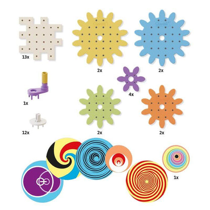 Kaleido Gears Eco Gioco di Ingranaggi Quercetti 82341 - BabyLud