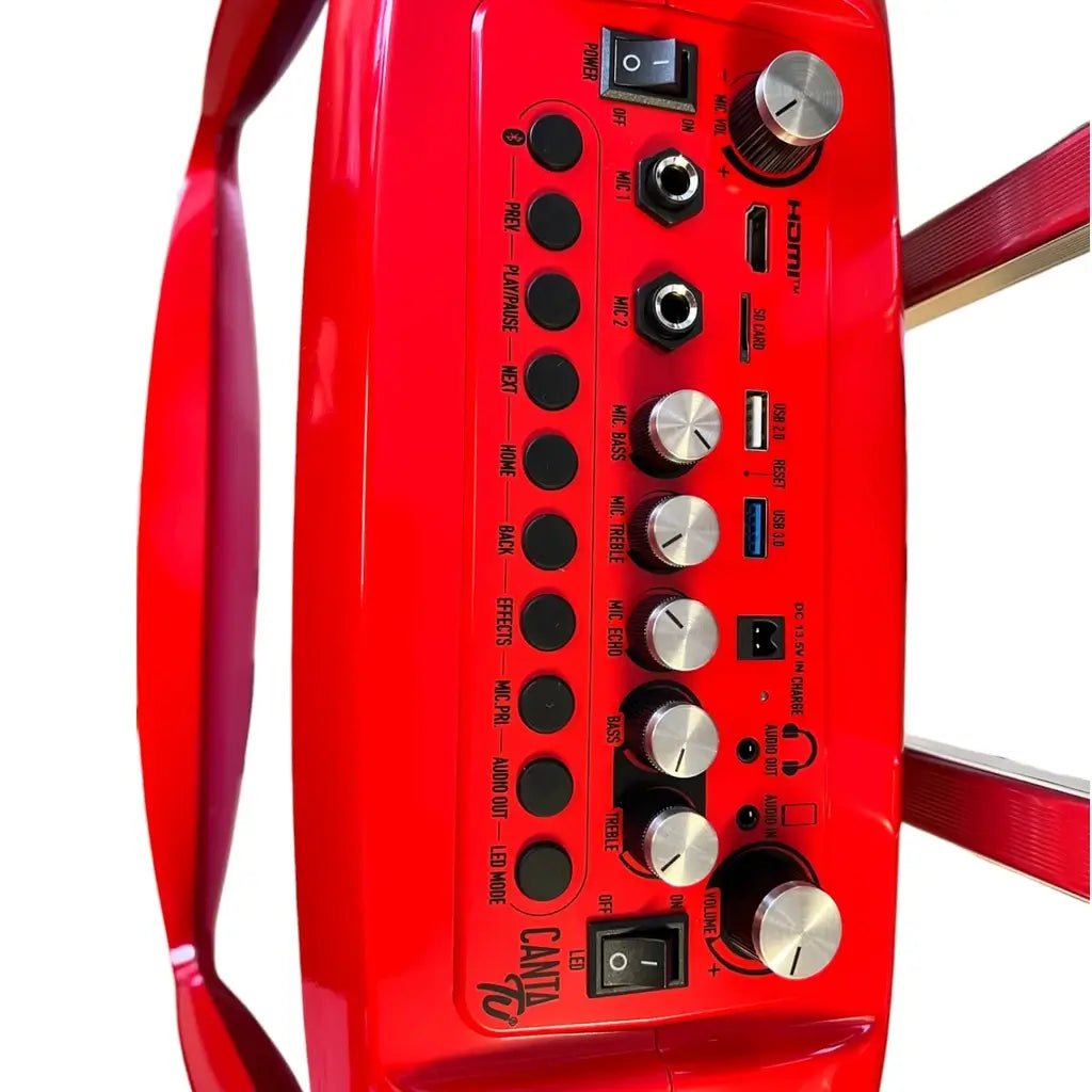 Karaoke Canta Tu Rosso con 3 Microfoni Edizione Esclusiva - BabyLud