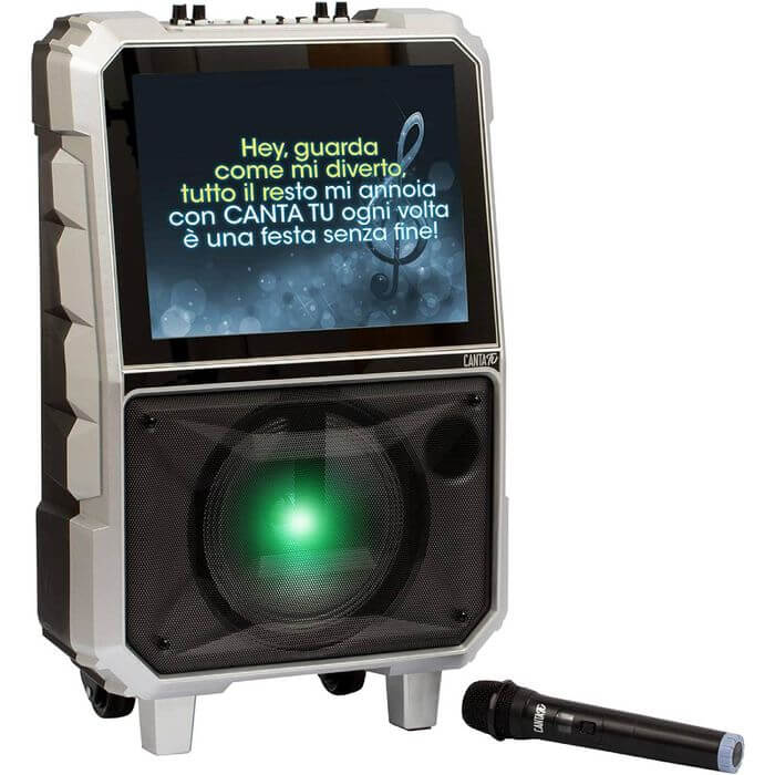 Karaoke Portatile Canta Tu con Microfono Wireless CTC06000 - BabyLud
