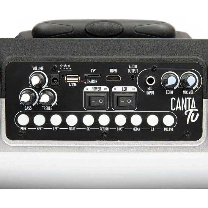 Karaoke Portatile Canta Tu con Microfono Wireless CTC06000 - BabyLud