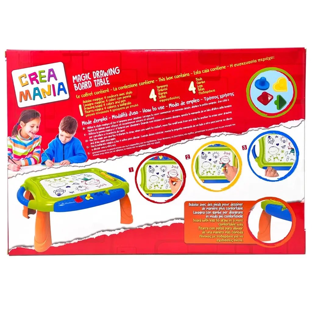 Lavagna Magica a 4 Colori Tavolino da Disegno - BabyLud