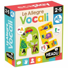 Le Allegre Vocali Lettere Puzzle Gioco Educativo IT25398 - BabyLud
