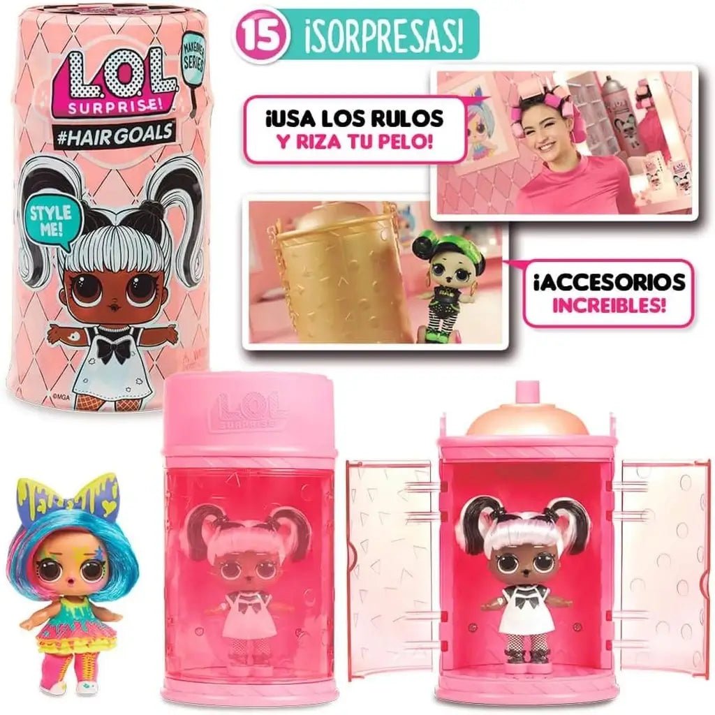 L.O.L. Surprise! Hairgoals Serie 2 Bambola con Accessori - BabyLud