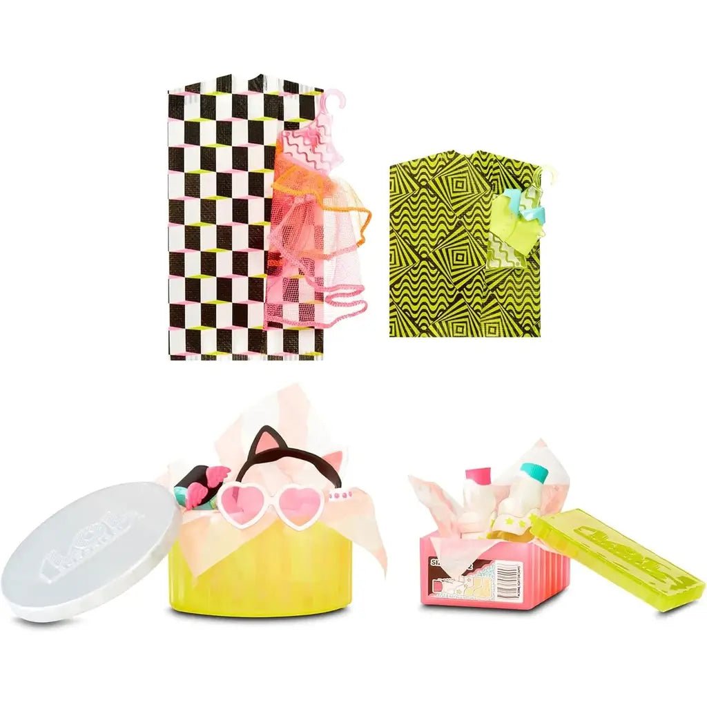 LOL Surprise JK Mini Neon Q.T. Fashion Doll 15 Sorprese - BabyLud
