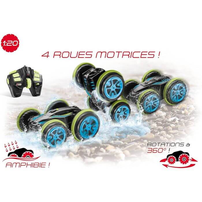 Macchina RC Double Side Stunt 1:20 Rotazione 360° - BabyLud