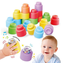 Mattoncini Morbidi Quercetti Momy Soft con Sonagli - BabyLud
