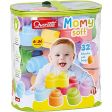 Mattoncini Quercetti Momy Soft 32 Blocchi Morbidi 04143 - BabyLud