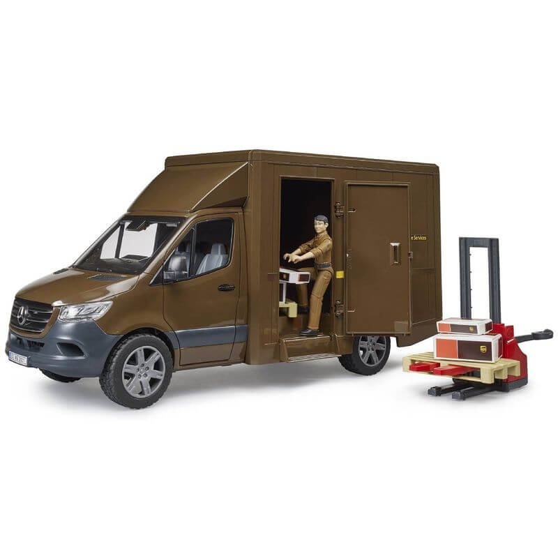 Mercedes Benz Sprinter UPS con Accessori Bruder 02678 - BabyLud