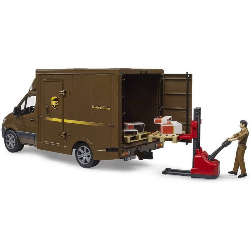 Mercedes Benz Sprinter UPS con Accessori Bruder 02678 - BabyLud