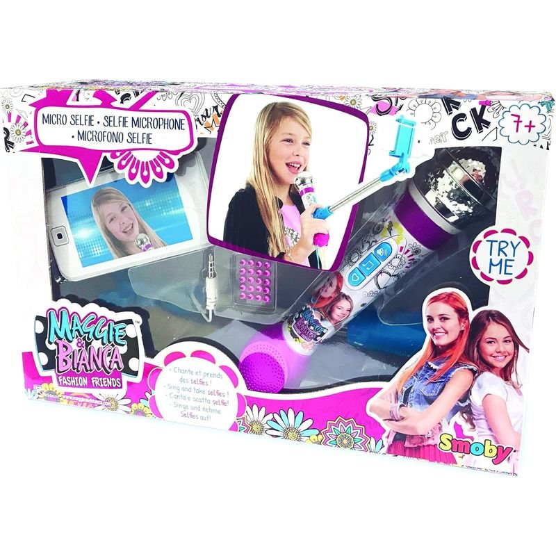 Microfono Selfie Maggie & Bianca con Effetti Luminosi - BabyLud