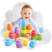 Momy Soft Quercetti Mattoncini Morbidi 24 Pezzi - BabyLud