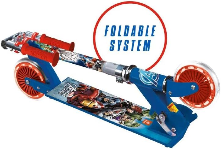 Monopattino Avengers 2 Ruote Pieghevole - BabyLud