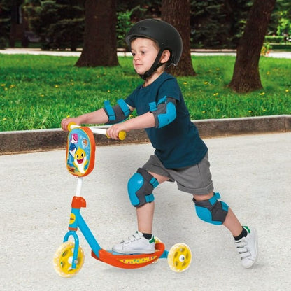 Monopattino Baby Shark 3 Ruote con Borsetta - BabyLud