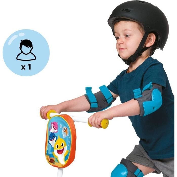 Monopattino Baby Shark 3 Ruote con Borsetta - BabyLud