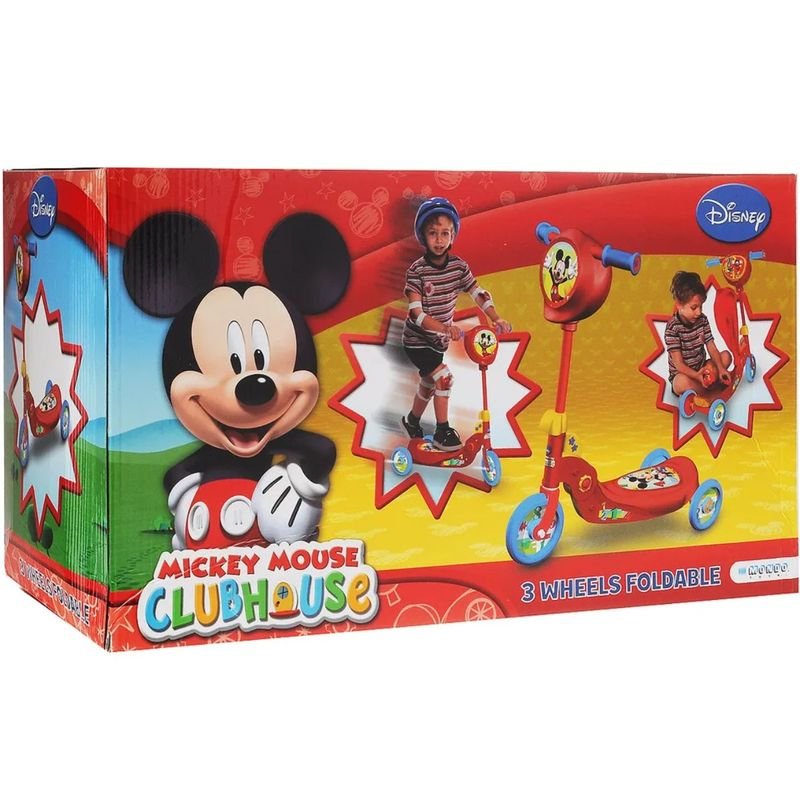 Monopattino Baby Topolino 3 Ruote Pieghevole Disney - BabyLud