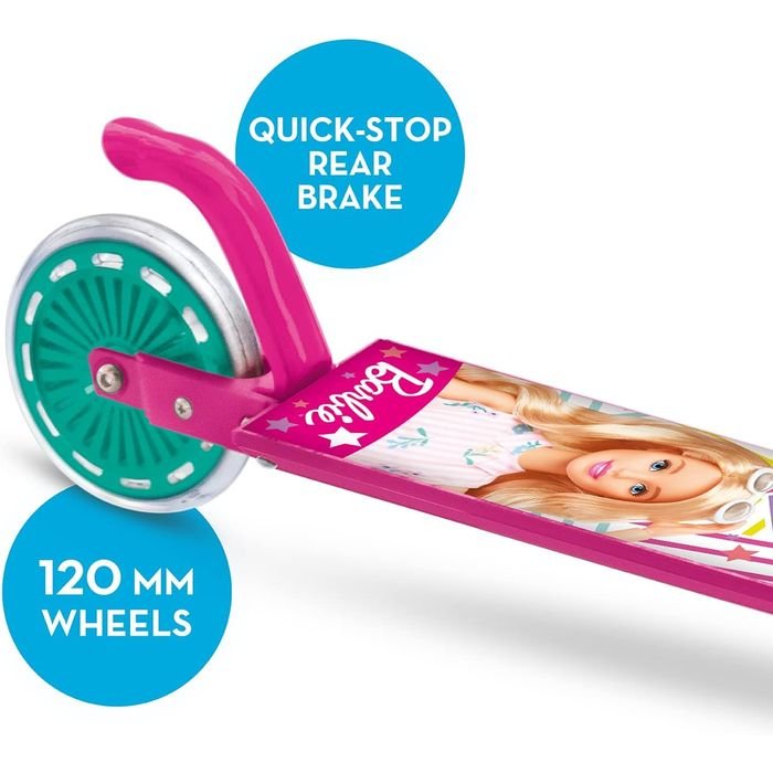 Monopattino Barbie Pieghevole 2 Ruote - BabyLud