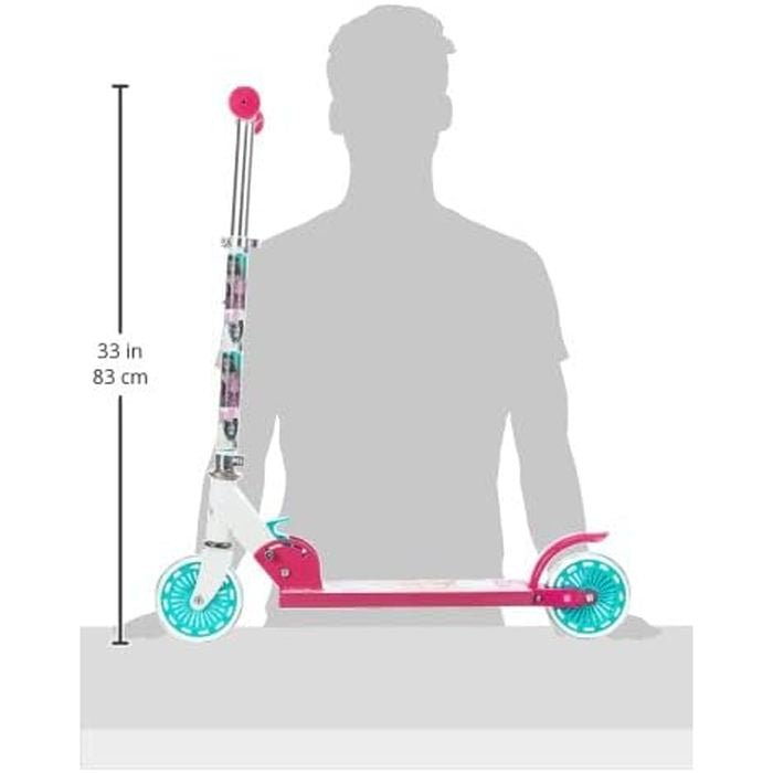 Monopattino Barbie Pieghevole 2 Ruote - BabyLud
