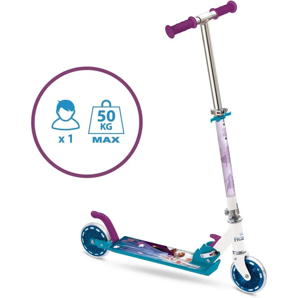 Monopattino Frozen II Disney a 2 Ruote Pieghevole - BabyLud
