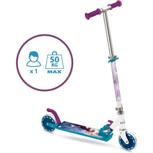 Monopattino Frozen II Disney a 2 Ruote Pieghevole - BabyLud