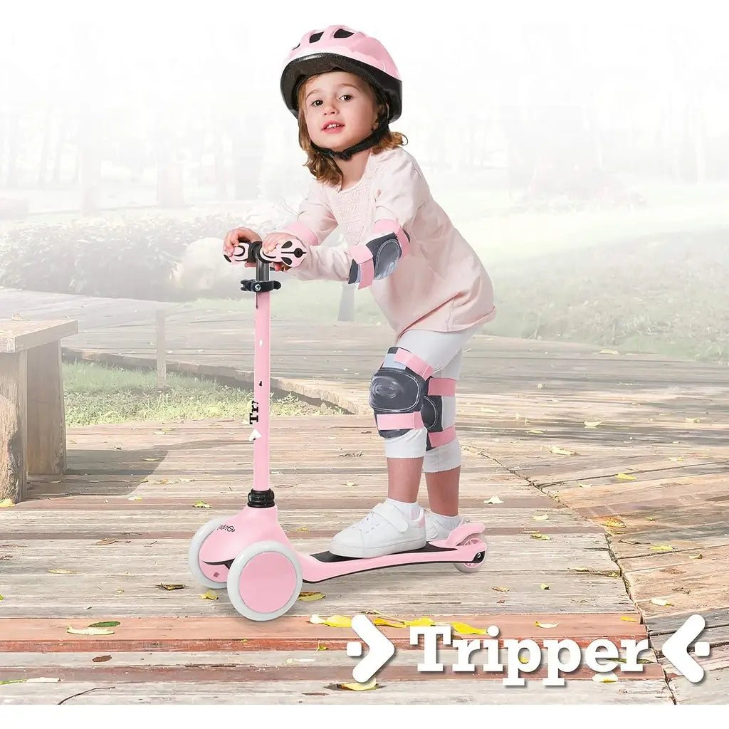 Monopattino On&Go Tripper 3 Ruote Rosa Regolabile - BabyLud