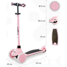 Monopattino On&Go Tripper 3 Ruote Rosa Regolabile - BabyLud