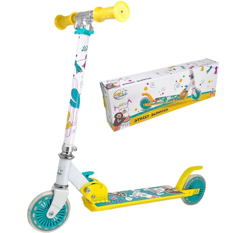 Monopattino Pieghevole Lama & Friends 2 Ruote - BabyLud