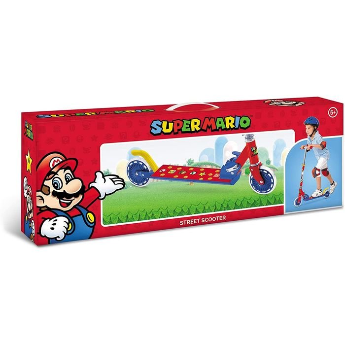 Monopattino Super Mario 2 Ruote Pieghevole - BabyLud