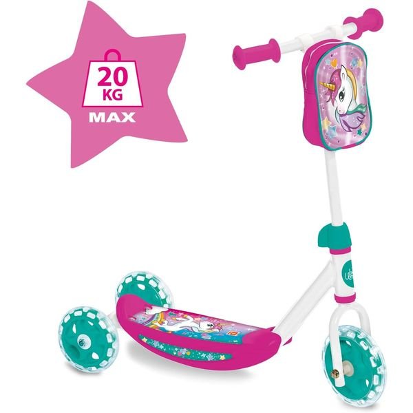 Monopattino Unicorno 3 Ruote per Bambini dai 2 Anni - BabyLud