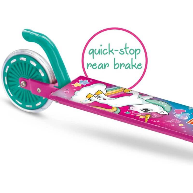 Monopattino Unicorno Pieghevole 2 Ruote 5+ Anni - BabyLud