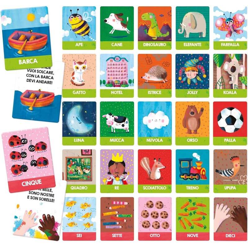 Montessori Prime Scoperte Imparare Parole Numeri - BabyLud