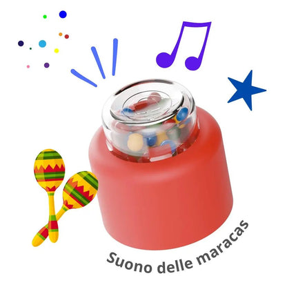 Morbidi Mattoncini Colorati per Bambini 6 - 36 Mesi con Sonaglio - BabyLud