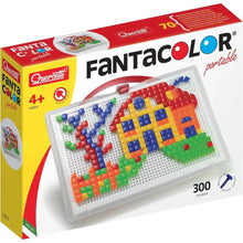 Mosaico Quercetti 0954 FantaColor Portable 300 pezzi - BabyLud