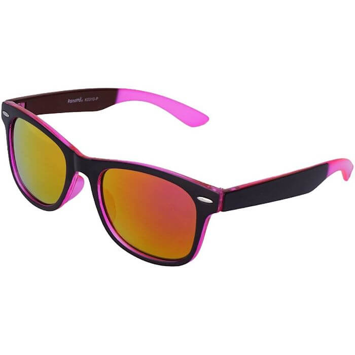 Occhiali da Sole per Bambini Rosa Nero - BabyLud