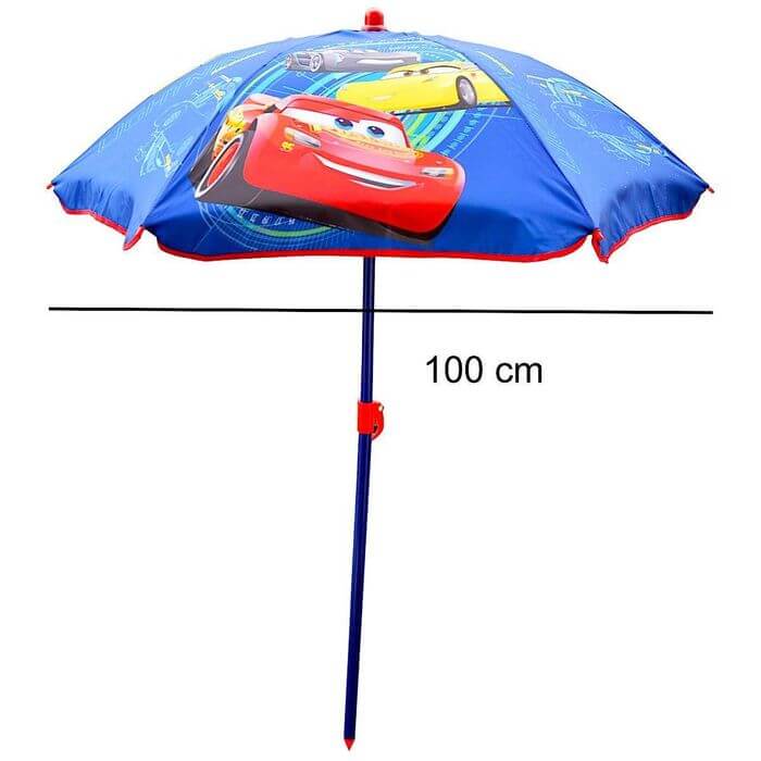 Ombrellone Bambino Disney Cars per Spiaggia e Giardino - BabyLud