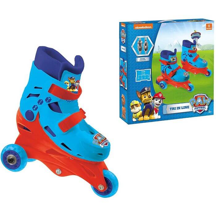 Pattini In Linea 3 Ruote Paw Patrol Regolabili 29 - 32 - BabyLud