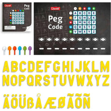 Peg Code Chiodini e Lettere Coding Quercetti 1002 - BabyLud