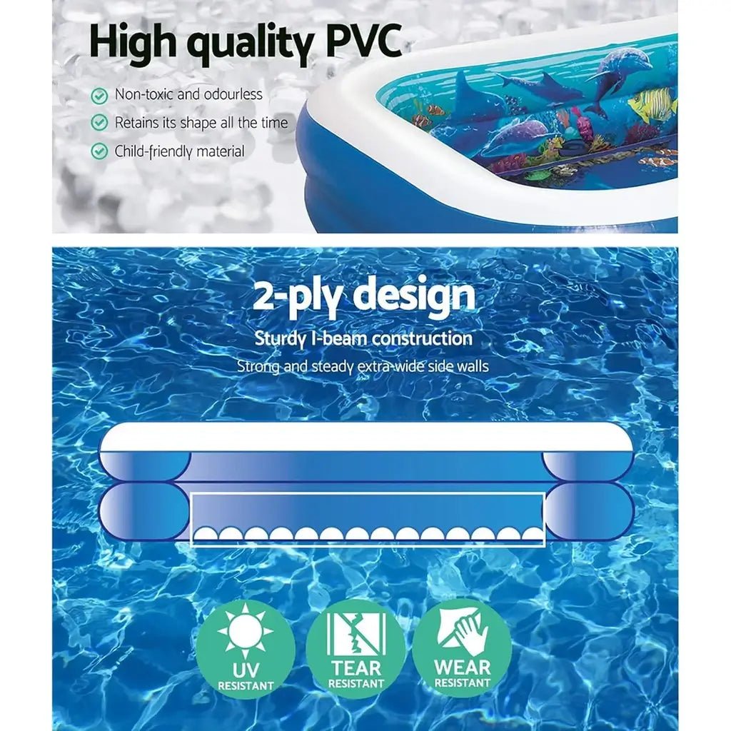 Piscina Gonfiabile Per Bambini Avventure Sottomarine - BabyLud