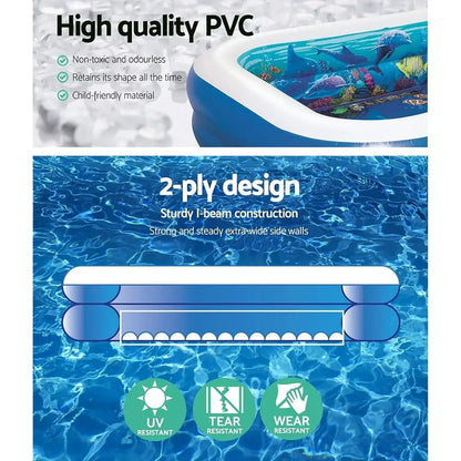 Piscina Gonfiabile Per Bambini Avventure Sottomarine - BabyLud